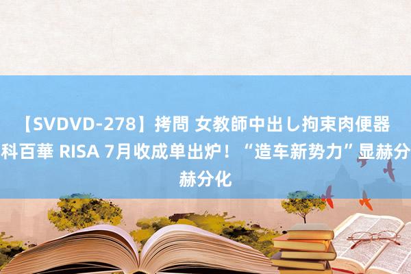 【SVDVD-278】拷問 女教師中出し拘束肉便器 仁科百華 RISA 7月收成单出炉！“造车新势力”显赫分化