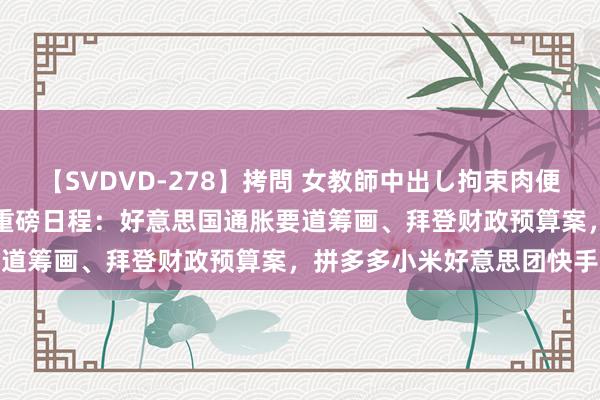 【SVDVD-278】拷問 女教師中出し拘束肉便器 仁科百華 RISA 下周重磅日程：好意思国通胀要道筹画、拜登财政预算案，拼多多小米好意思团快手财报