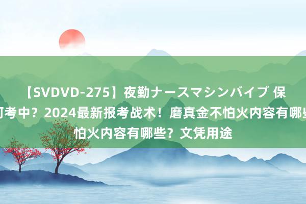 【SVDVD-275】夜勤ナースマシンバイブ 保育员文凭若何考中？2024最新报考战术！磨真金不怕火内容有哪些？文凭用途