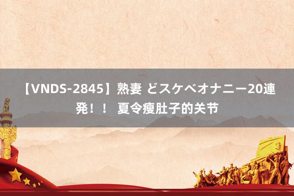 【VNDS-2845】熟妻 どスケベオナニー20連発！！ 夏令瘦肚子的关节