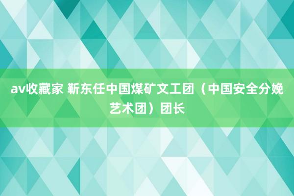 av收藏家 靳东任中国煤矿文工团（中国安全分娩艺术团）团长